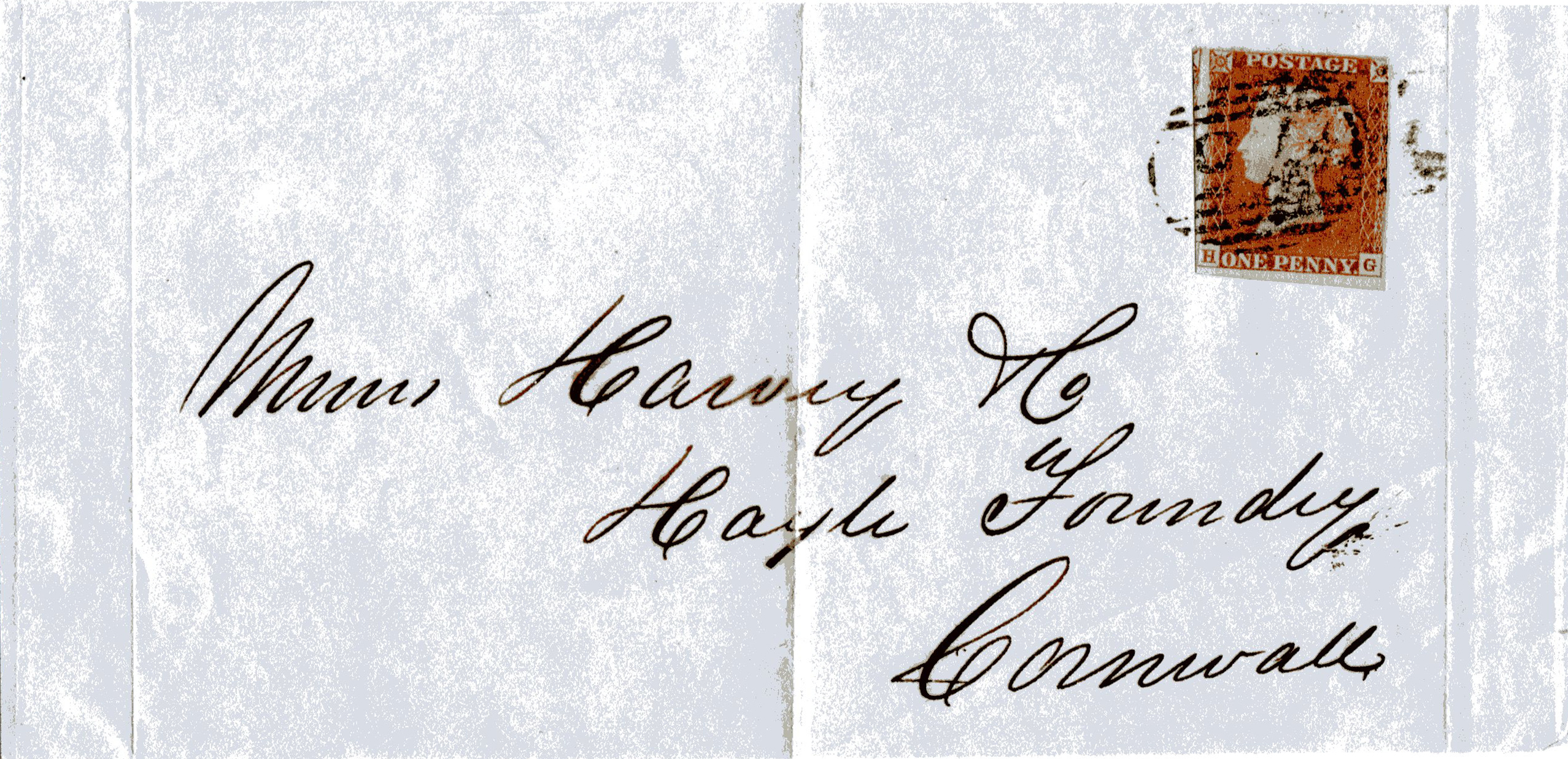 To Harveys, Hayle 23rd January 1848